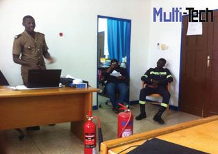 FIREFIGHTING TRAINING SESSION AT MULTI-TECH SERVICES